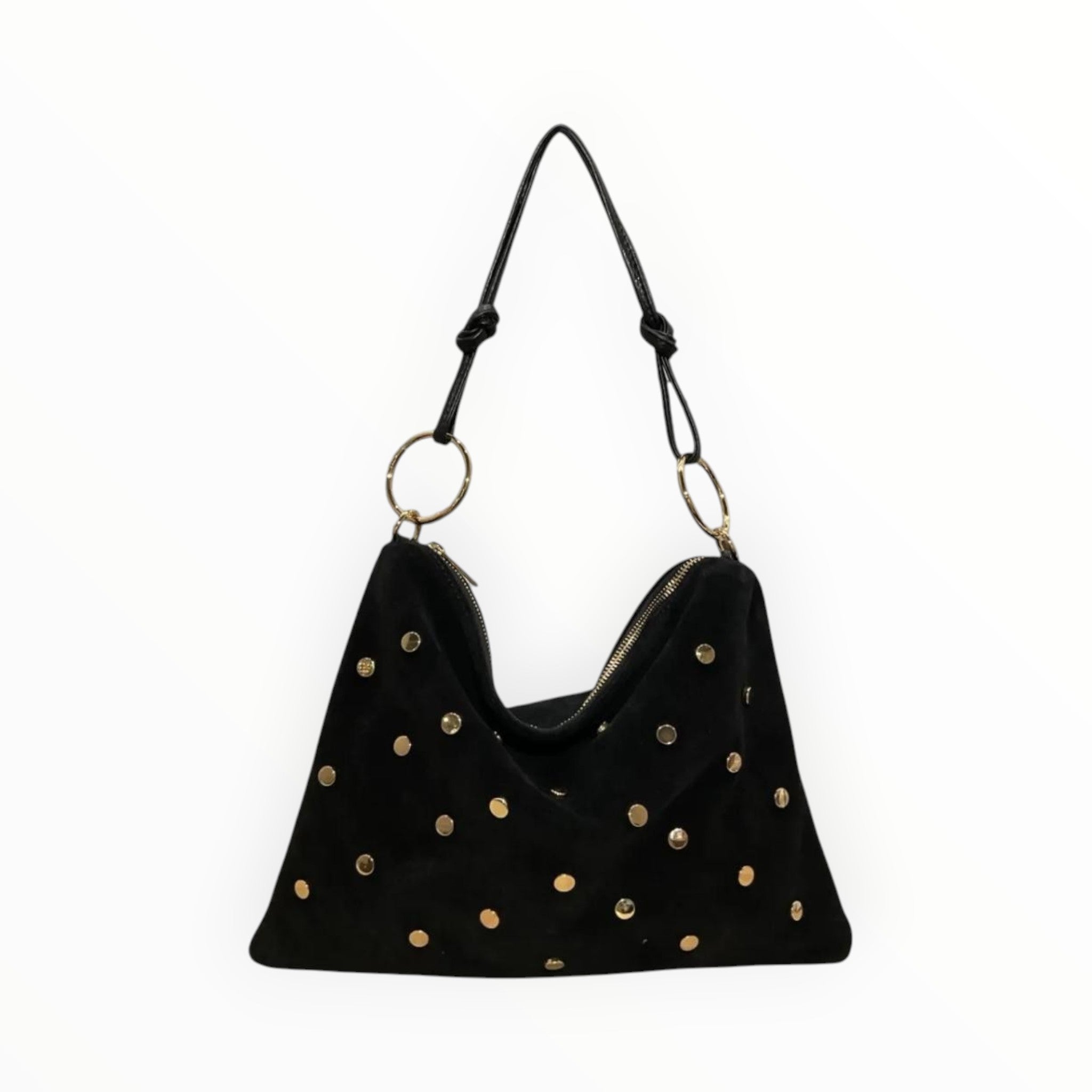 Sac Cuir Suédé Clouté Seko LOUISA LEE - Sacs - LOUISA LEE