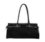 Sac Épaule Cuir Suédé Grainé Gutty LOUISA LEE