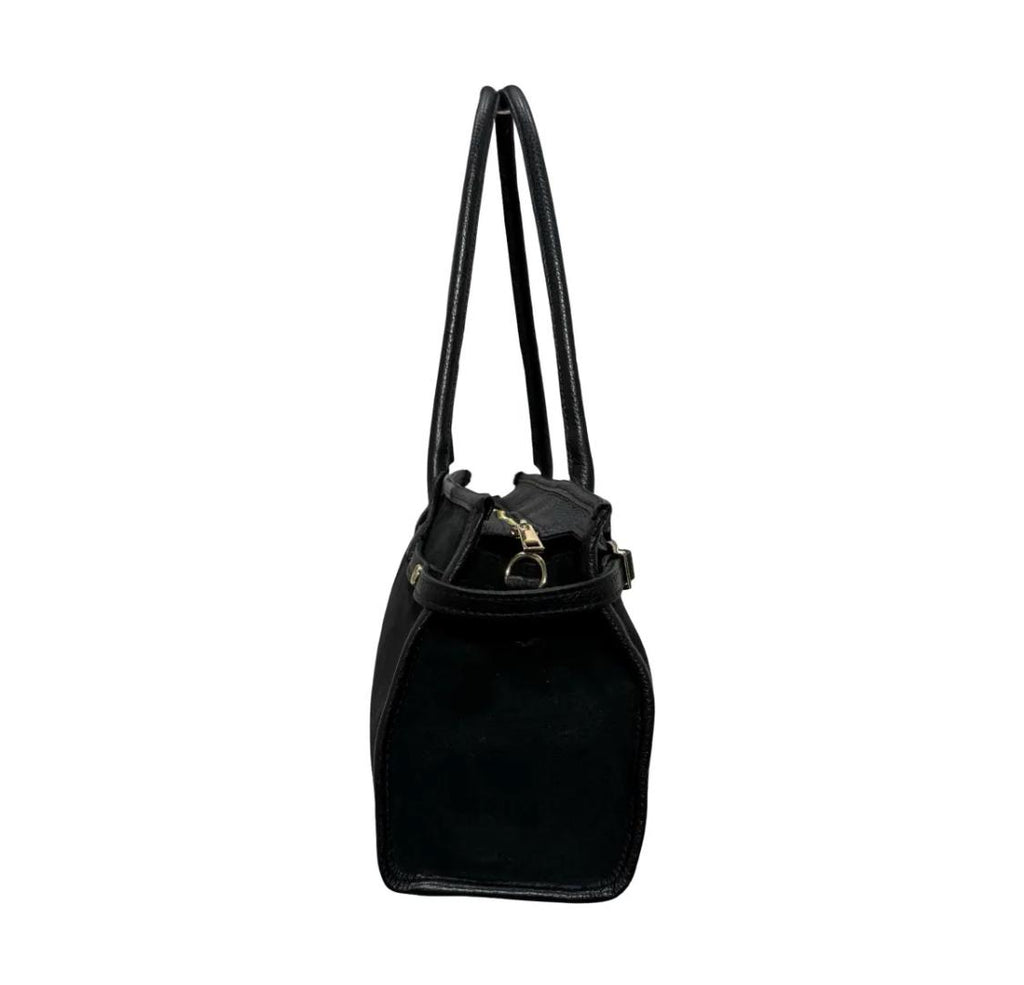 Sac Épaule Cuir Suédé Grainé Gutty LOUISA LEE - Sacs - LOUISA LEE