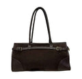 Sac Épaule Cuir Suédé Grainé Gutty LOUISA LEE