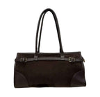Sac Épaule Cuir Suédé Grainé Gutty LOUISA LEE