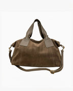 Sac format A4 cuir suède Veolina LOUISA LEE - Sacs - LOUISA LEE