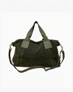Sac format A4 cuir suède Veolina LOUISA LEE - Sacs - LOUISA LEE