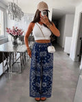 Pantalon Large Imprimé Bandana ISSYMA - Vêtements - ISSYMA