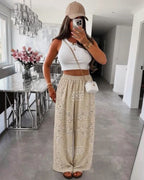 Pantalon Large Imprimé Bandana ISSYMA - Vêtements - ISSYMA