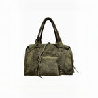 Sac format A4 cuir suède Capucine Large LOUISA LEE - Sacs - LOUISA LEE