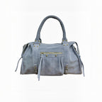 Sac format A4 cuir suède Capucine Large LOUISA LEE - Sacs - LOUISA LEE