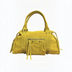 Sac format A4 cuir suède Capucine Large LOUISA LEE - Sacs - LOUISA LEE