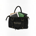 Sac format A4 cuir suède Capucine Large LOUISA LEE - Sacs - LOUISA LEE