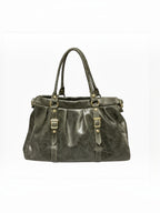 Sac format A4 en cuir brossé Lydia LOUISA LEE - Sacs - LOUISA LEE