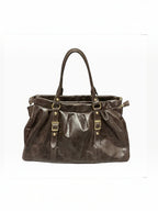 Sac format A4 en cuir brossé Lydia LOUISA LEE - Sacs - LOUISA LEE