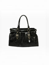 Sac format A4 en cuir brossé Lydia LOUISA LEE - Sacs - LOUISA LEE
