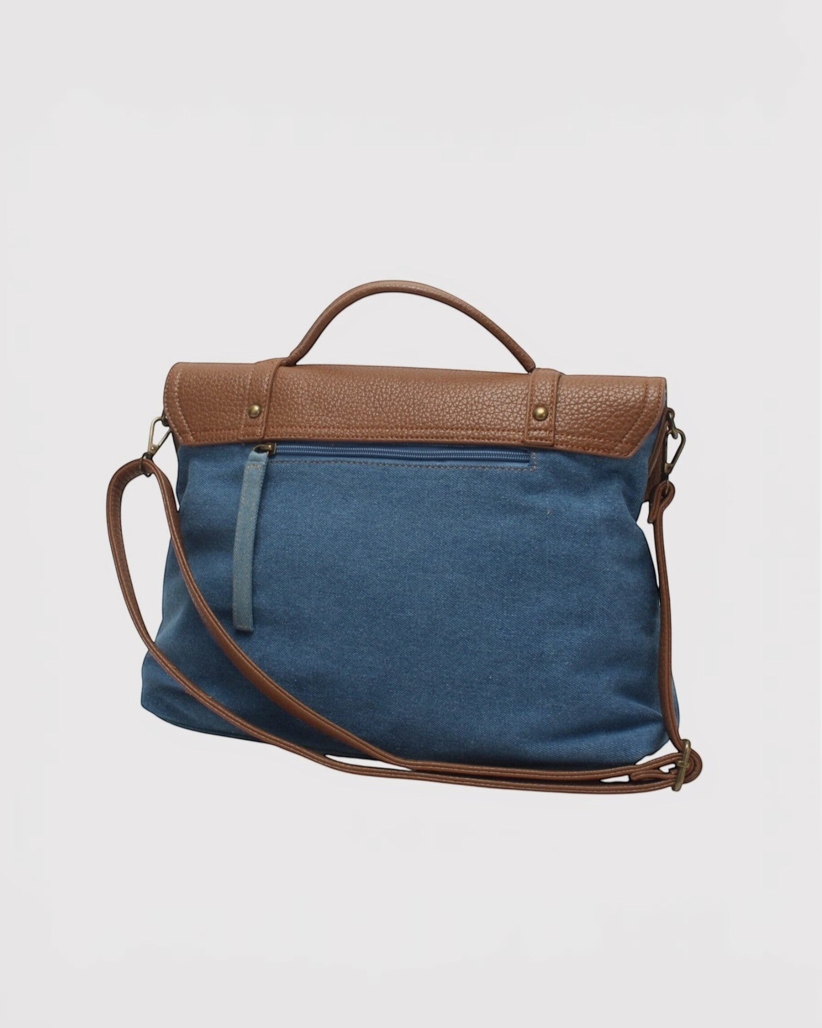 Sacoche bandoulière en toile et similicuir - Sacs - BESTINI