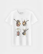 T-shirt Blanc Homme Beetles WOOOP - T-shirts - WOOOP