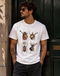 T-shirt Blanc Homme Beetles WOOOP - T-shirts - WOOOP
